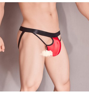 Feeetmoi - Men's Hollow-Out Buttocks Underwear (Red)